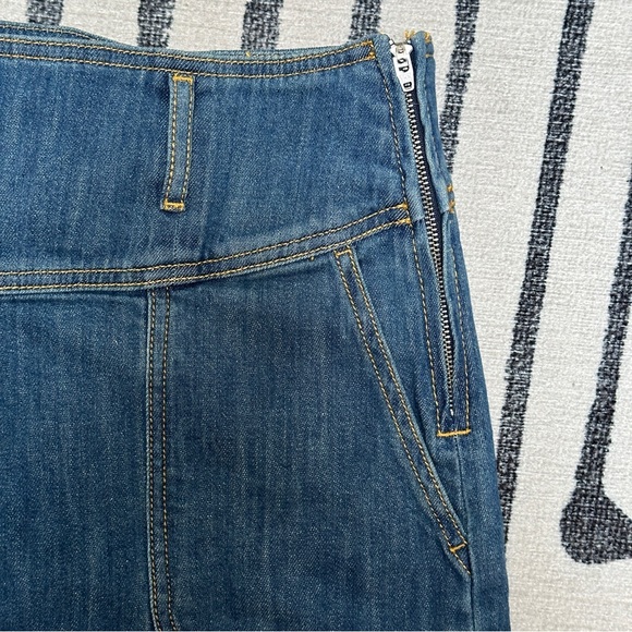 ANTHROPOLOGIE Pilcro High Rise Crop Wide Leg Jeans w/ Belt - Picture 10 of 13